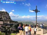 西班牙近郊爬山-宛如鋸齒般的岩石山 Montserrat