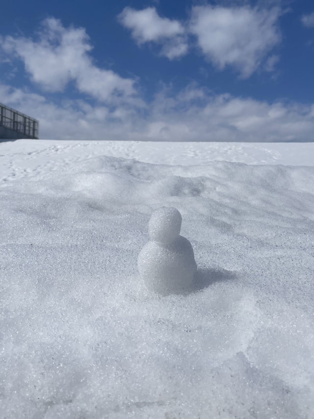 雪のモエレ沼公園