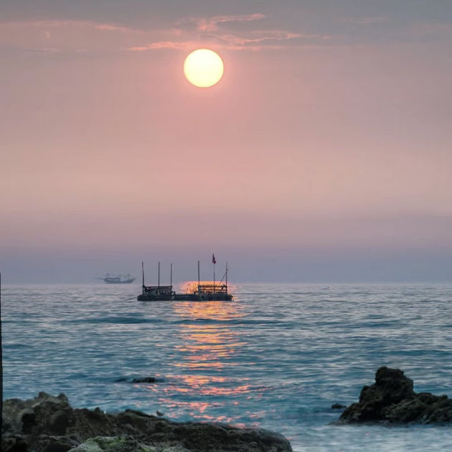 ～水氣海水浴場～夕陽之美～