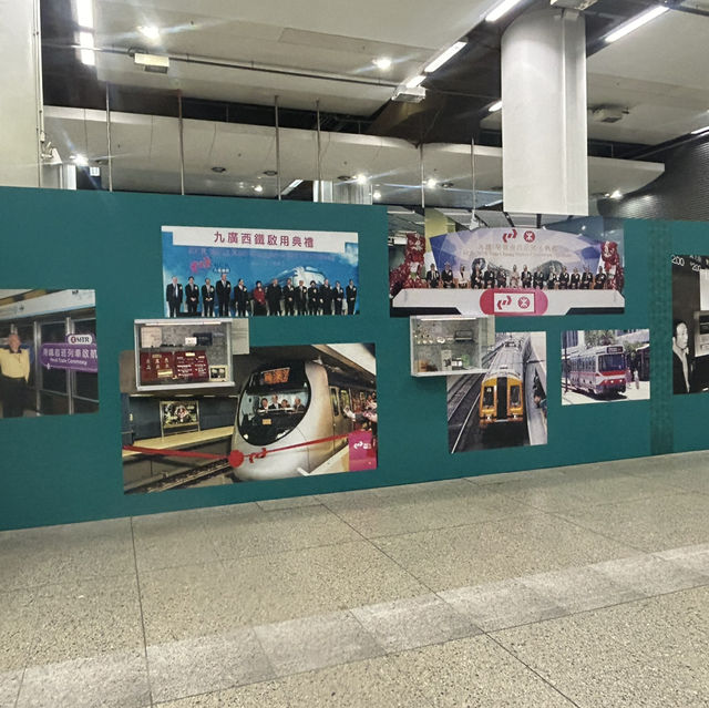 香港退役地鐵🚇懷舊展覽@紅磡站