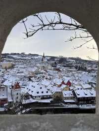 潔白的庫倫洛夫Český Krumlov