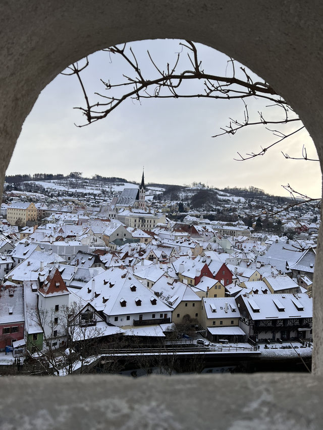 潔白的庫倫洛夫Český Krumlov
