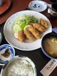 松島湾を眺めながら味わう、宮城海の幸。