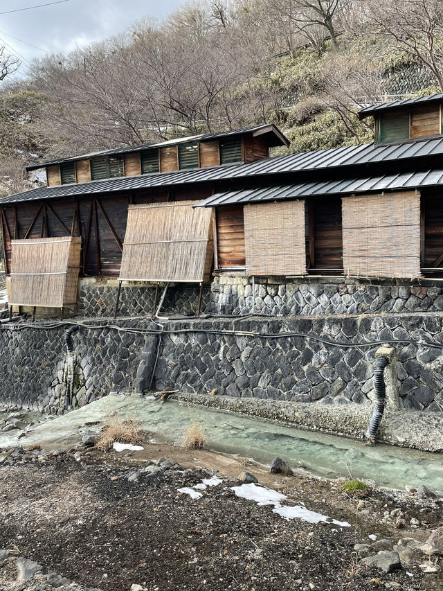 【冬の栃木那須の旅】  栃木最古の湯  48℃の湯が・・ポカポカ すべすべ