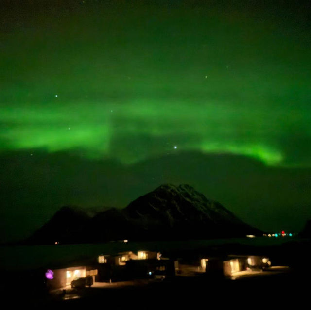 The universe is calling ⚡️Northern light in Svolvær, Norway 🇳🇴 