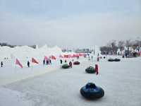 Sun Island Delight: Snow Sculptures and Winter Fun