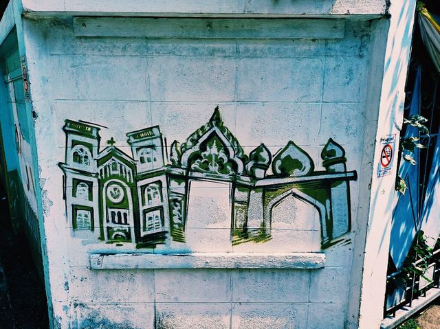 泰國曼谷市中心老城區著名藝術街區景點：Charoen Krung 32 Street Art，各種藝術繪畫壁畫墻繪，適合打卡拍照📸