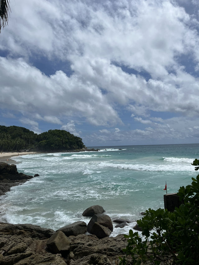 Hiking our way to Phuket’s hidden beach 🏝️ 