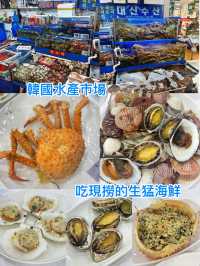 韓國水產市場吃現撈的生猛海鮮