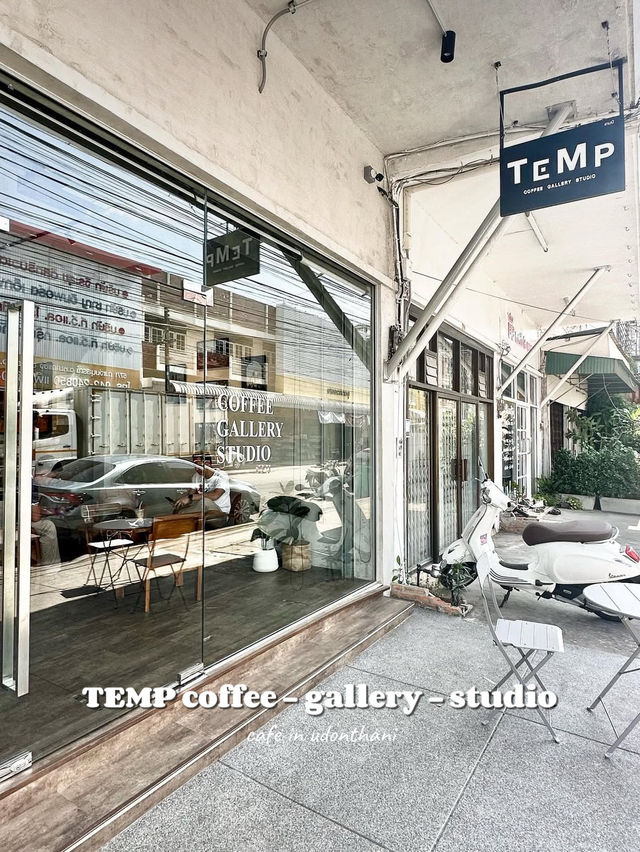 TEMP coffee - gallery - studio : คาเฟ่อุดรธานี