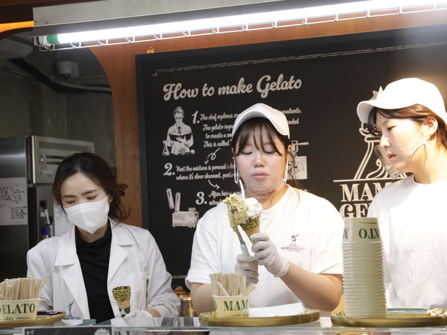 🇰🇷首爾聖水洞｜排隊超夯冰淇淋MAMAN GELATO 低糖不膩，愛吃冰淇淋的必朝聖！🍦