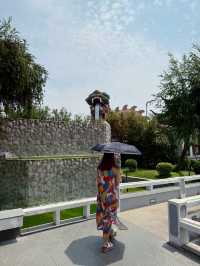 ไหว้ศาลหลักเมือง เที่ยวมังกรสวรรค์ ที่สุพรรณบุรี