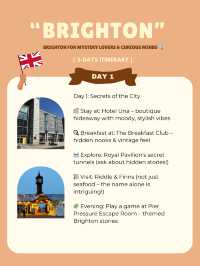 Brighton 3-days itinerary 