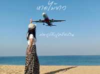 ✈️หาดไม้ขาว ถ่ายรูปคู่กับเครื่องบิน