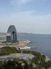 Amazing views along the Azerbaijan coast