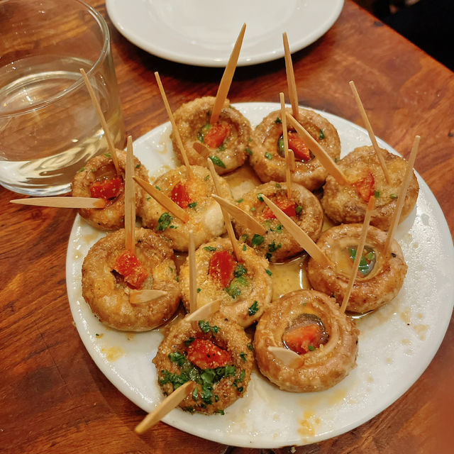 イベリコ豚の生ハムの脂が…🤤