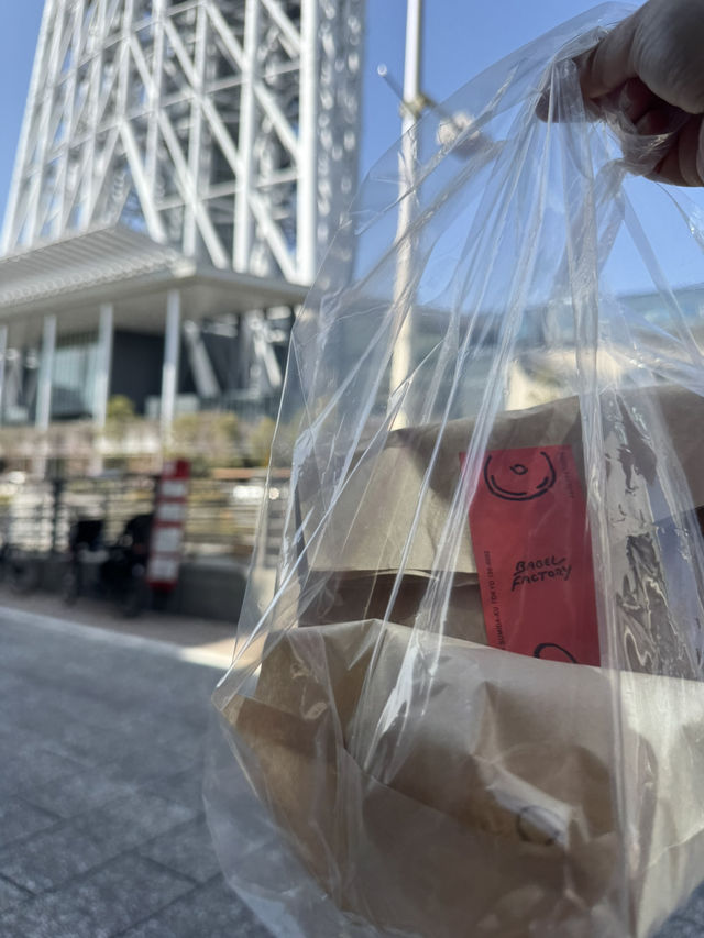 【東京 墨田区】スカイツリー前のもっちもちベーグル！