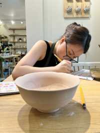 Looking for a creative date spot in Hanoi? 💕 Try HaveU Pottery Painting Studio