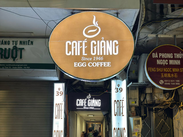 🥚☕ Hanoi’s Hidden Gem – Discovering the Original Egg Coffee at Café Giảng