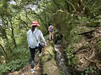 草山觀瀑吊橋。猴崁圳古道