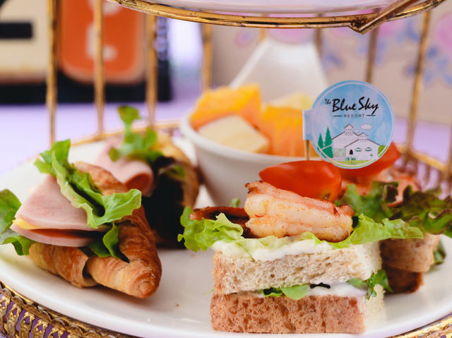 afternoon tea @ The Blue Sky Resort Khao Kho