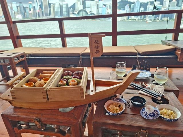 ✨️張保仔號遊船點心航遊😍高質Dim Sum Library主廚用心製作的精品點心💯