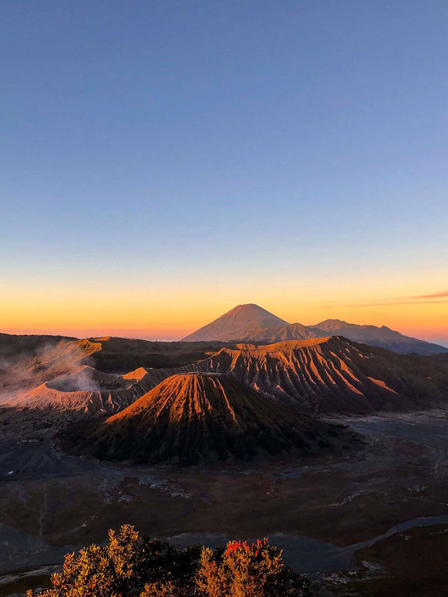 Mystical Sunrise Over Mount Bromo