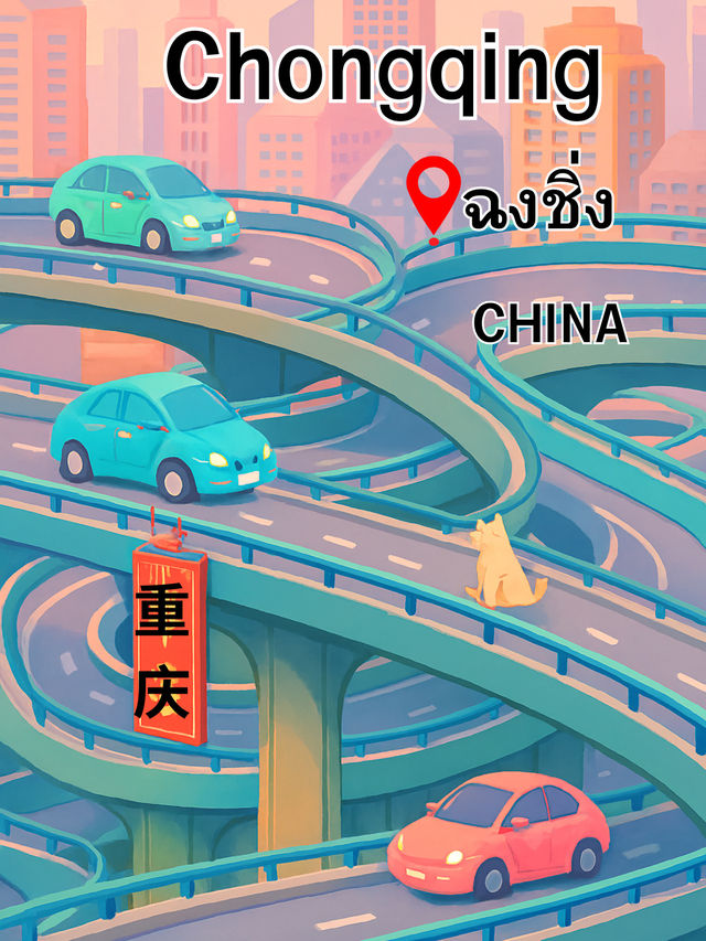 Chongqing(重庆)เมื่อชีวิตต้องฝ่าอุปสรรคแบบ โมโนเรล