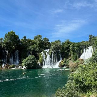 感受壯麗的克拉維采瀑布