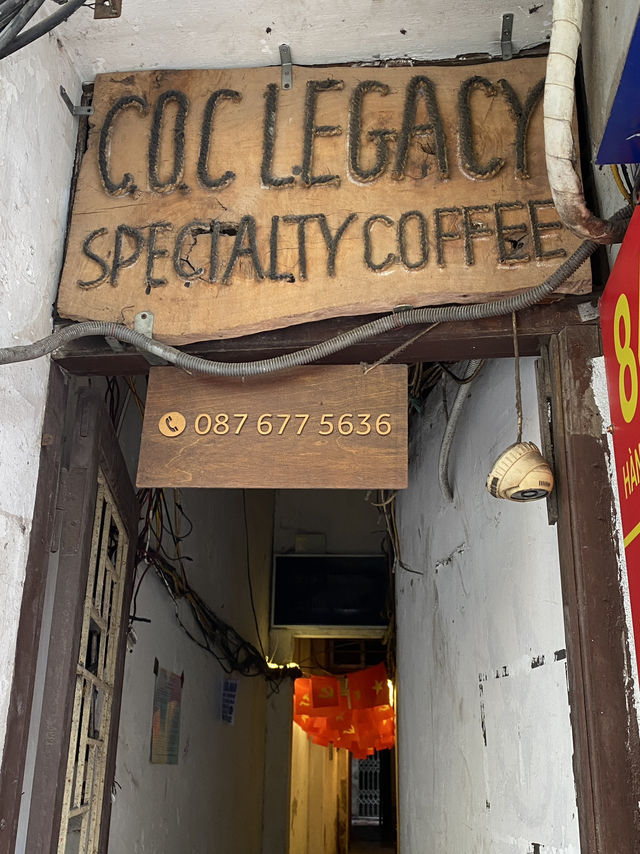 C.O.C legacy speacialty coffee