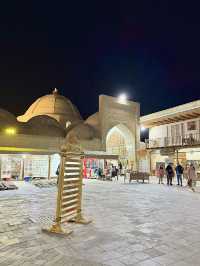 🌙 Night Walk in Bukhara, Uzbekistan