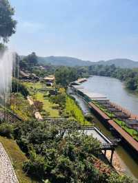 นั่งรถไฟเที่ยวเส้นทางรถไฟสายมรณะ จ.กาญจนบุรี