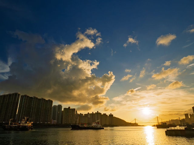 Vermillion Ribbons on Concrete Shores Vermillion Ribbons on Concrete Shores