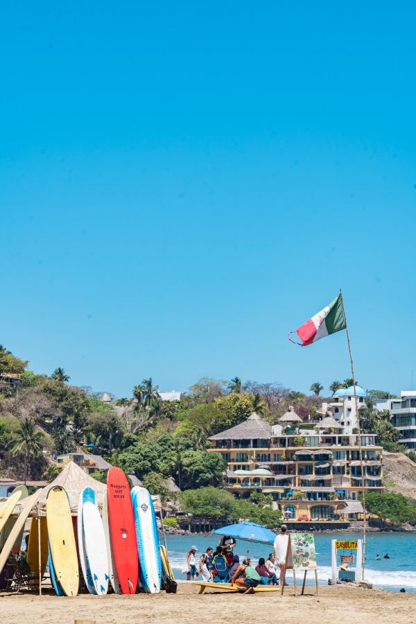 Surfboards, Sand, and a Beach Day in Sayulita