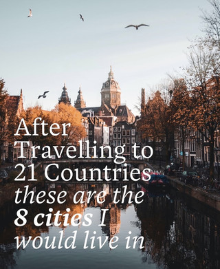🌍 Trading the Ordinary for a Entirely Different Vibe: 8 Cities Worth Calling Home