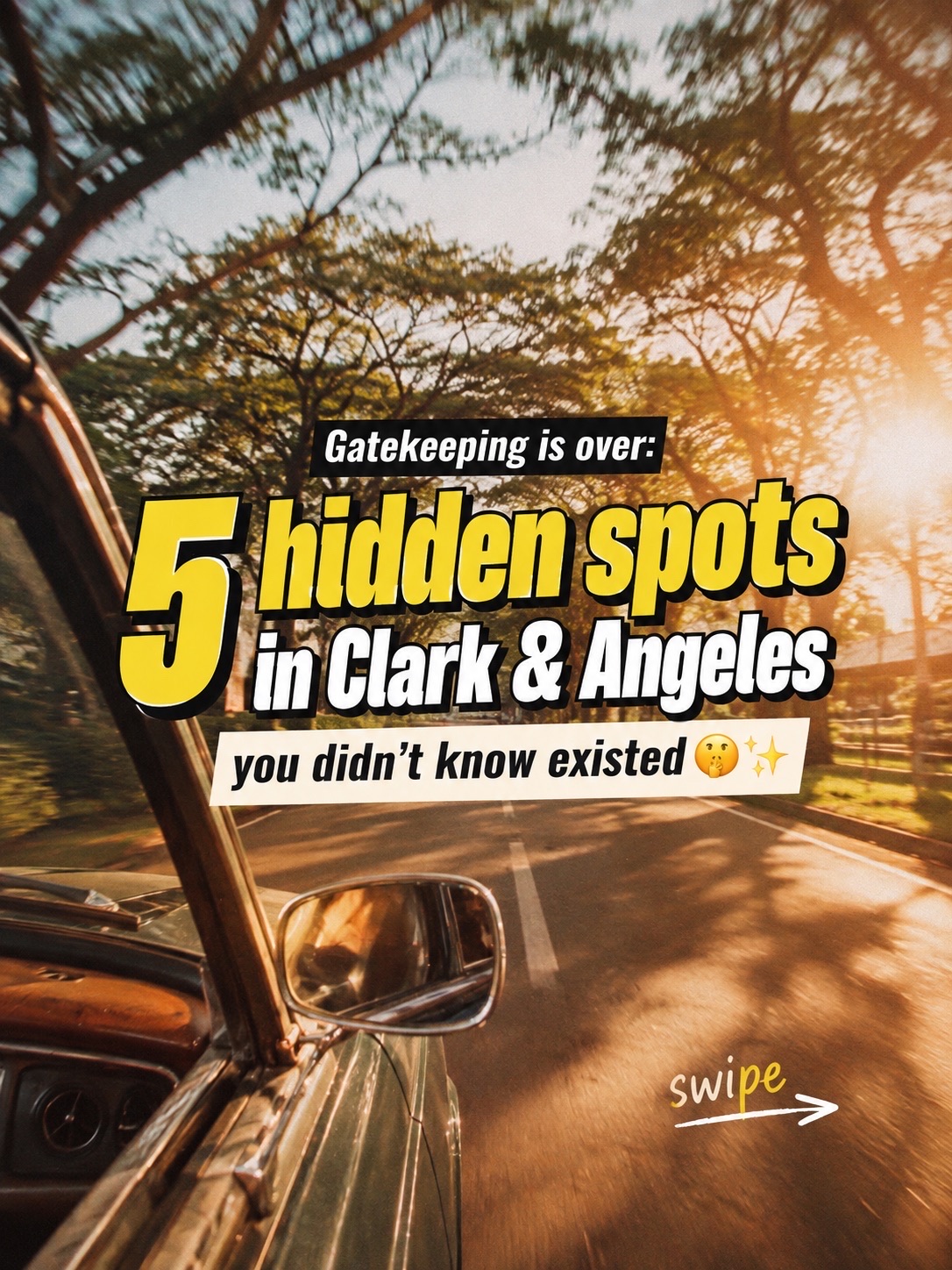 Gatekeeping Is Over: 5 Hidden Spots in Clark & Angeles You Need to Visit