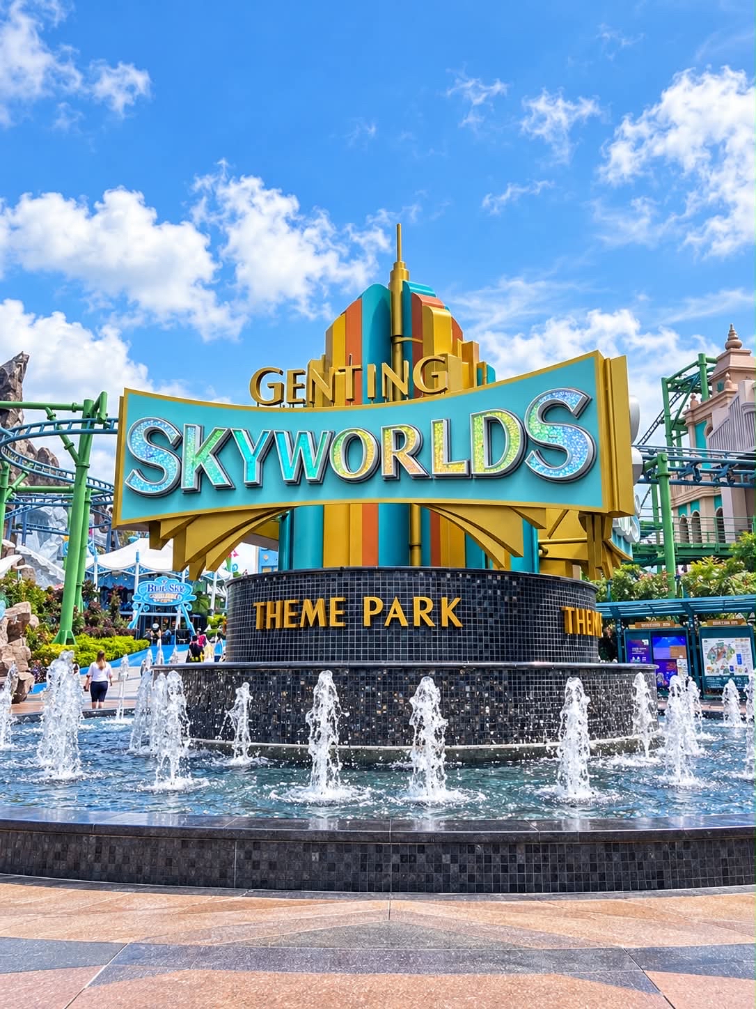 🎢✨ รีวิว Genting SkyWorlds Theme Park มาเลเซีย 🇲🇾