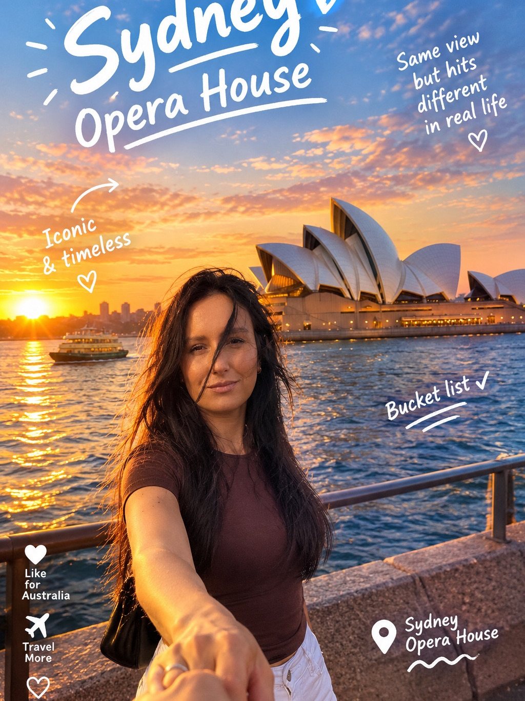 The Sydney Opera House is Sydney's calling card and simply amazing! 🌟