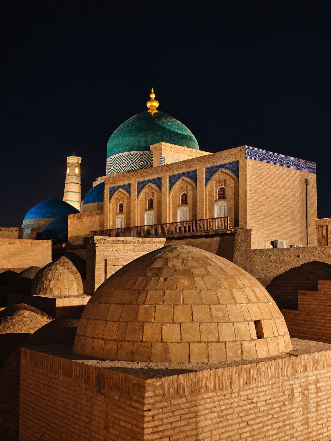 Khiva at Night - When the Silk Road Comes Alive ✨