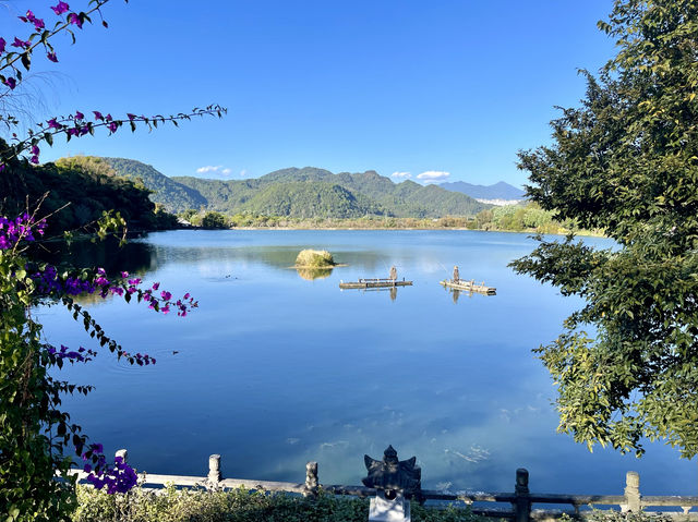 水天一色，恬靜安祥～和順古鎮野鴨湖