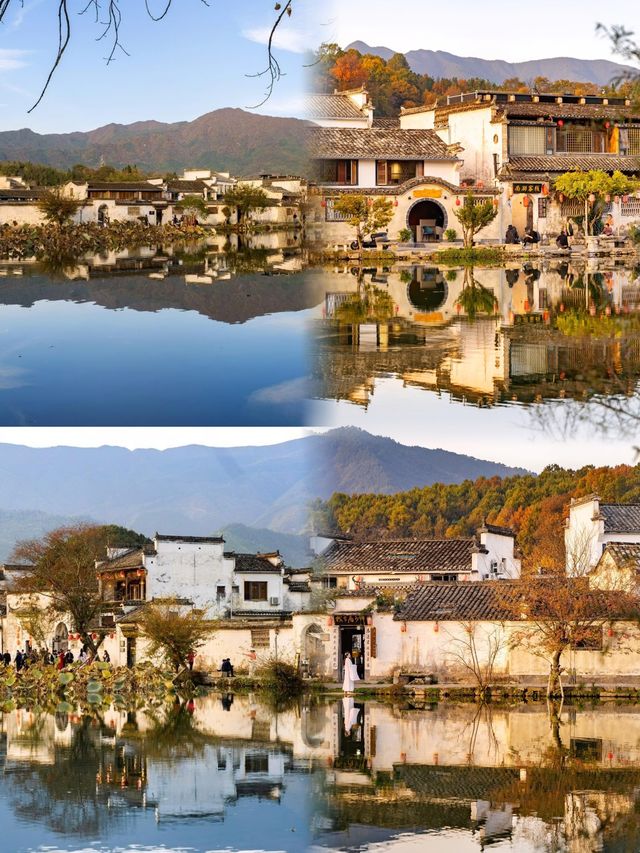 宏村，被《國家地理》譽為皖南最美古村，絕對是一處絕妙的勝地！