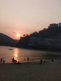 淺水灣｜在香港看海上日落