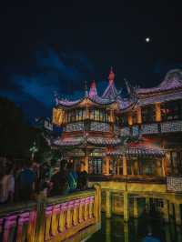 夜遊豫園，不錯的拍照打卡點