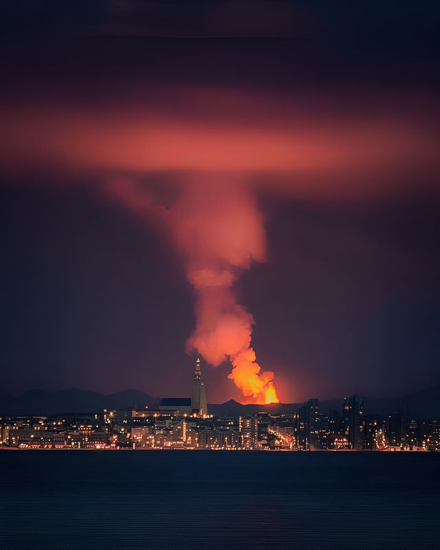 冰島探索雷克雅內斯火山之旅。