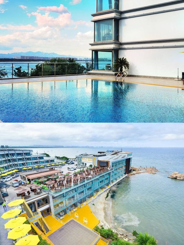 大大的落地窗看海景    一覽無餘   絕美！！！