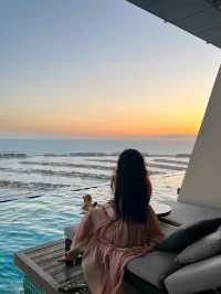 The sunset at Aura Sky Pool is so beautiful - Dubai❤️🥰