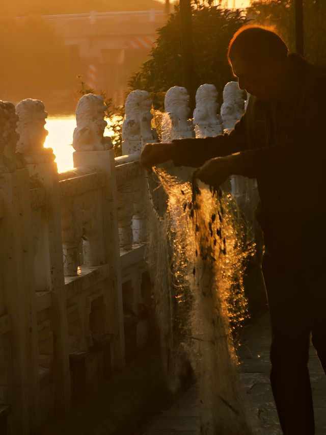 金烏西墜，留景楊輝