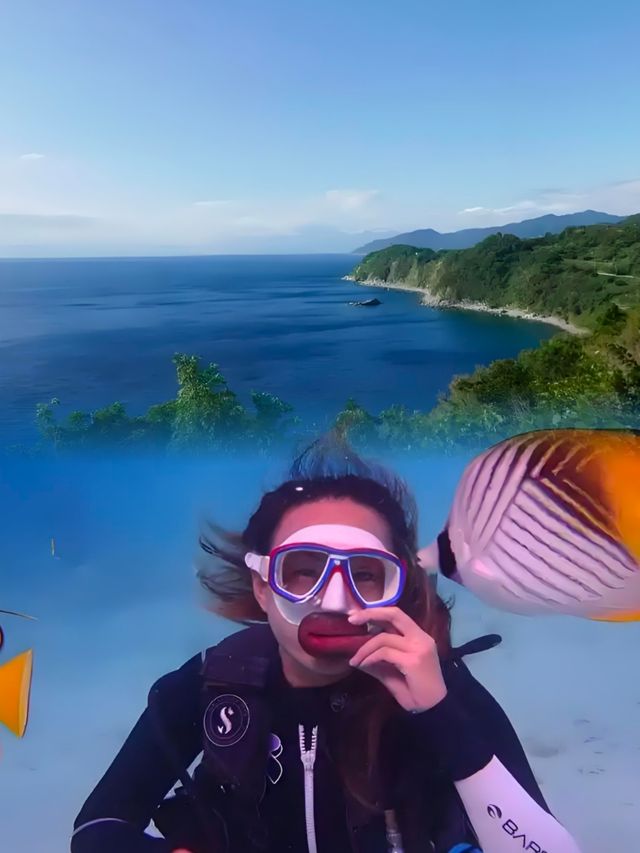 在關島，不可錯過的戀人岬，感受超讚潛水