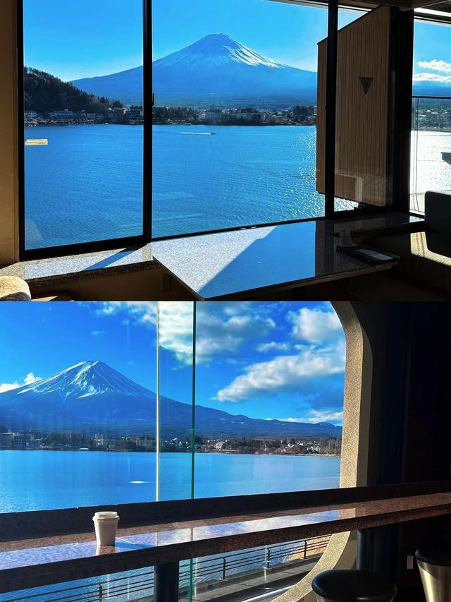 住喺KUKUNA，浸住溫泉睇富士山嘅日出