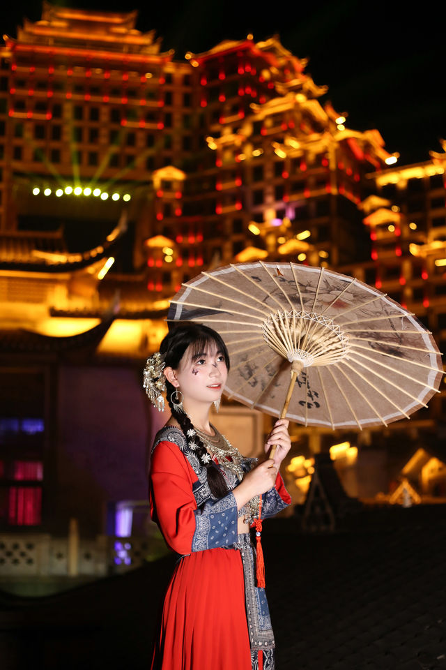 張家界七十二奇樓｜篝火表演&苗服精修照片
